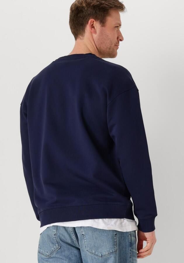SCOTCH & SODA Heren Truien & Vesten Front Relaxed Fit Sweatshirt Donkerblauw