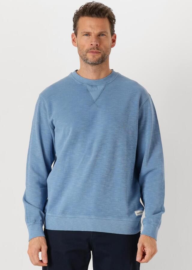 SCOTCH & SODA Heren Truien & Vesten Garment Dye Structured Sweatshirt Blauw - Foto 4