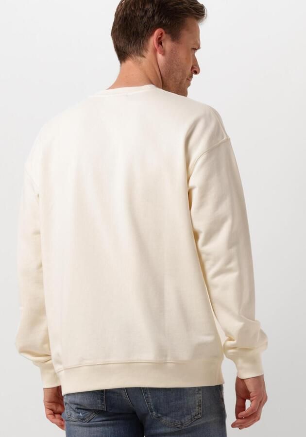 SCOTCH & SODA Heren Truien & Vesten Logo Front Chest Sweatshirt Gebroken Wit