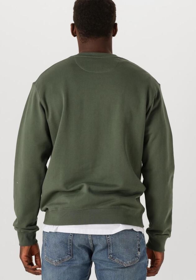 SCOTCH & SODA Heren Truien & Vesten Seasonal Core Regular-fit Logo Sweatshirt Groen - Foto 1