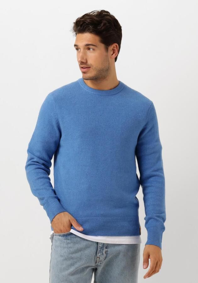 SCOTCH & SODA Heren Truien & Vesten Soft Knit Regular Fit Sweater Blauw - Foto 4