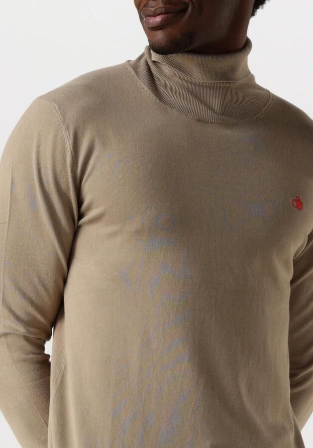 SCOTCH & SODA Heren Truien & Vesten Turtleneck Viscose Sweater Beige - Foto 2