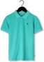 SCOTCH & SODA Jongens Polo's & T-shirts Garment Dyed Short Sleeved Pique Polo Turquoise - Thumbnail 1