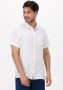 Scotch & Soda Witte Casual Overhemd Regular Fit Garment dyed Linen Shortsleeve Shirt - Thumbnail 1
