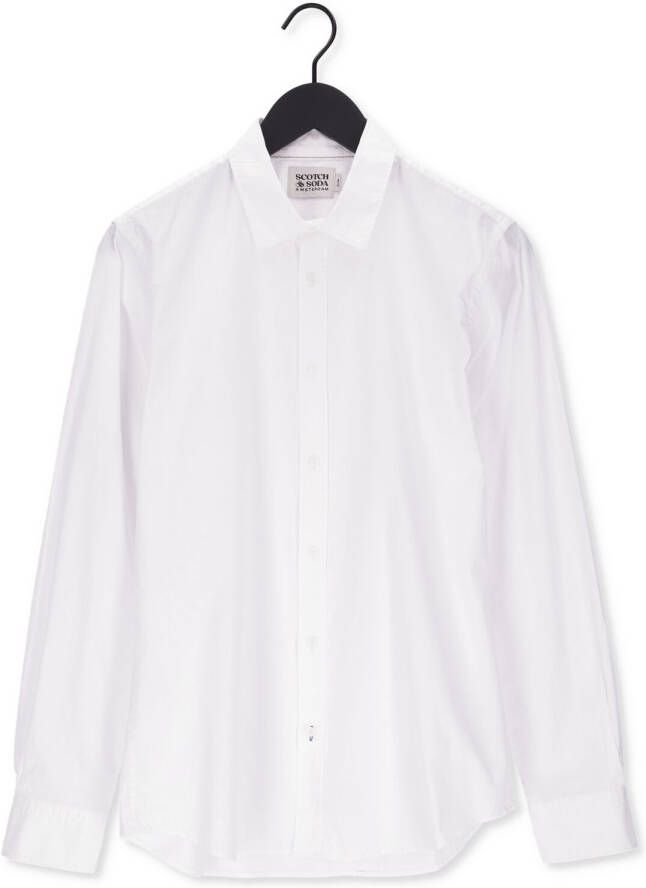 Scotch & Soda Essential solid organic co ea sli white Wit Heren