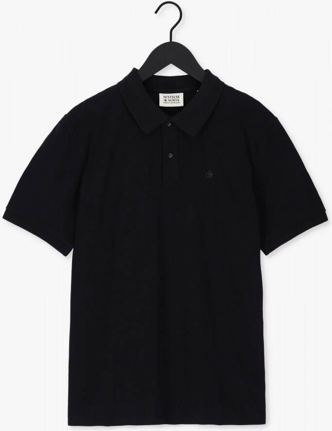Scotch & Soda Scotch and Soda Polo Pique Zwart Heren