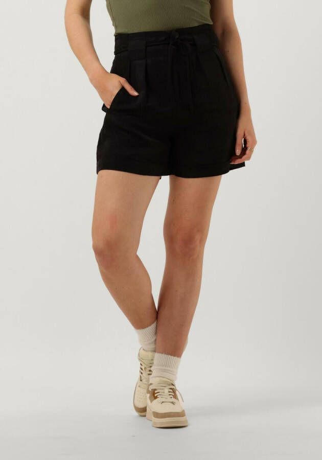 SCOTCH & SODA Dames Jeans High Rise Belted Shorts Zwart