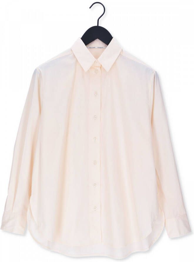 SECOND FEMALE Dames Blouses Matis Solid Shirt Beige