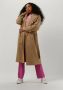 Second Female Silvia Trenchcoat met relaxte pasvorm Second Dames Bruin Dames - Thumbnail 1