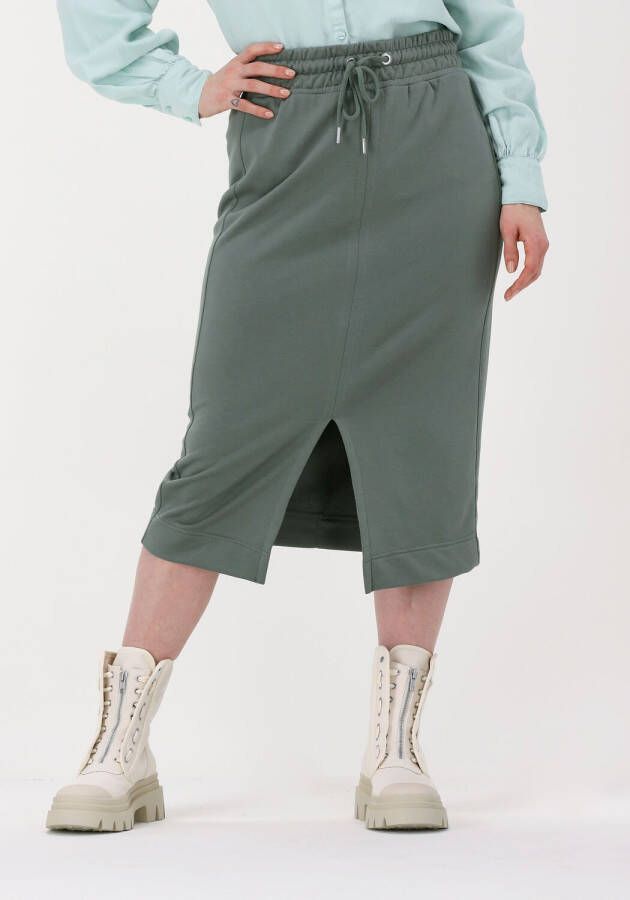 Second Female Groene Midirok Verbena Sweat Skirt