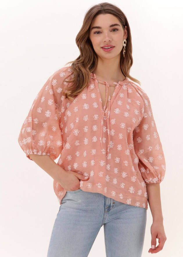 Second Female Evelinn Blouse in Perzikkleur Second Dames Pink Dames