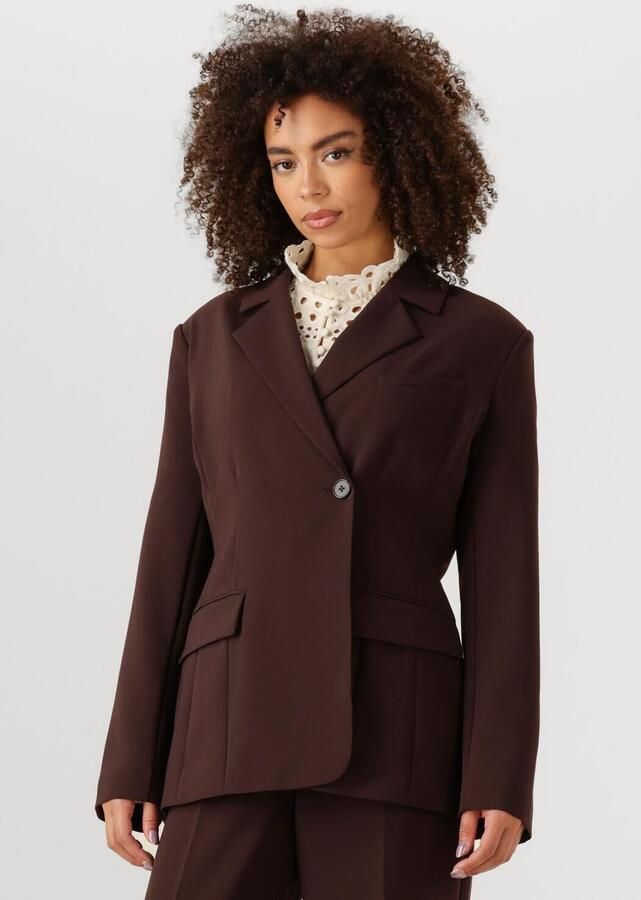 SECOND FEMALE Dames Blazers Fique Fitted Blazer Bruin - Foto 4