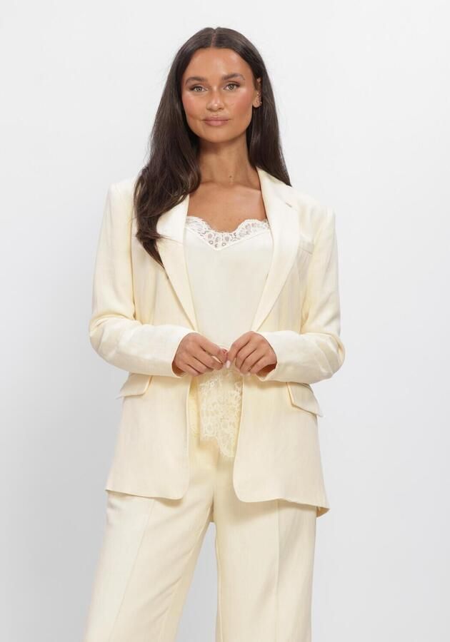 SECOND FEMALE Dames Blazers Lino New Fit Blazer Creme