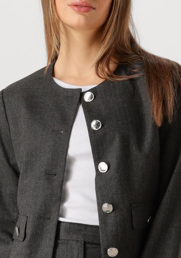 SECOND FEMALE Dames Blazers Wake Tailored Jacket Donkergrijs - Foto 2