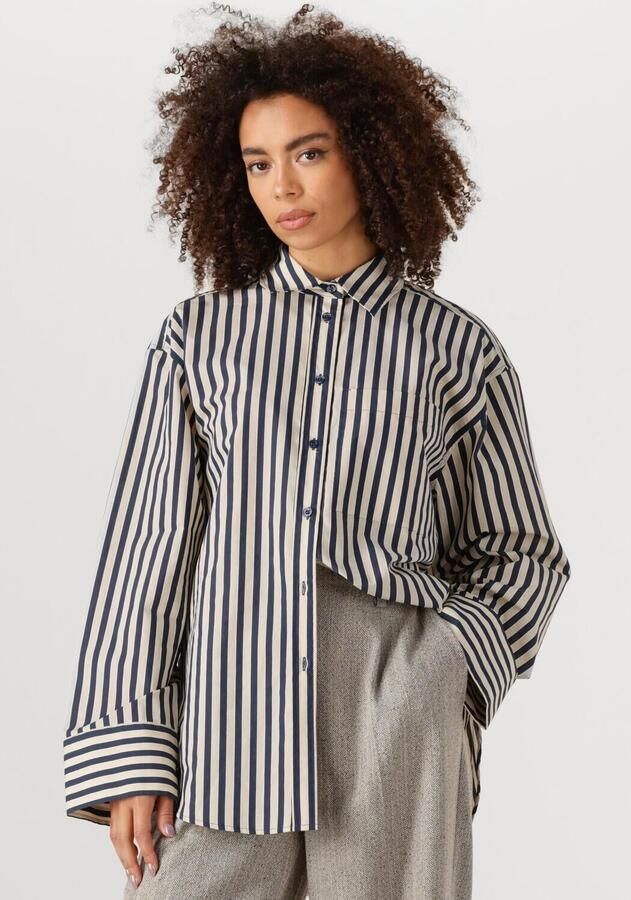 SECOND FEMALE Dames Blouses Aila Shirt Blauw - Foto 7