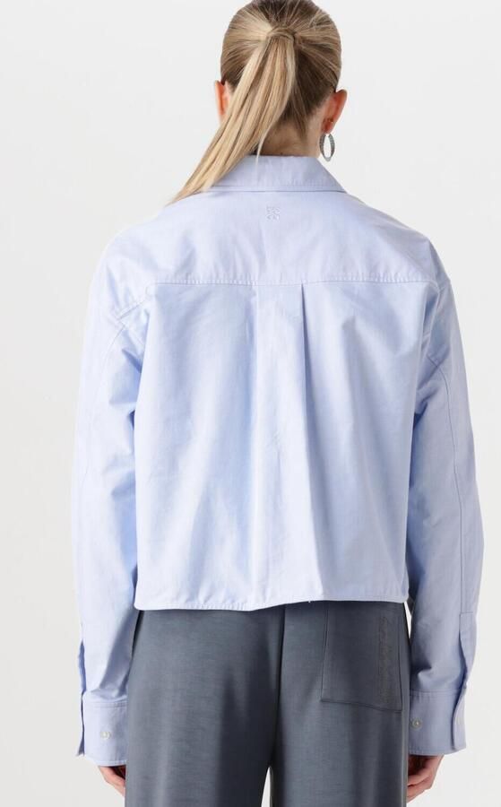 SECOND FEMALE Dames Blouses Baulo Cropped Shirt Lichtblauw - Foto 3