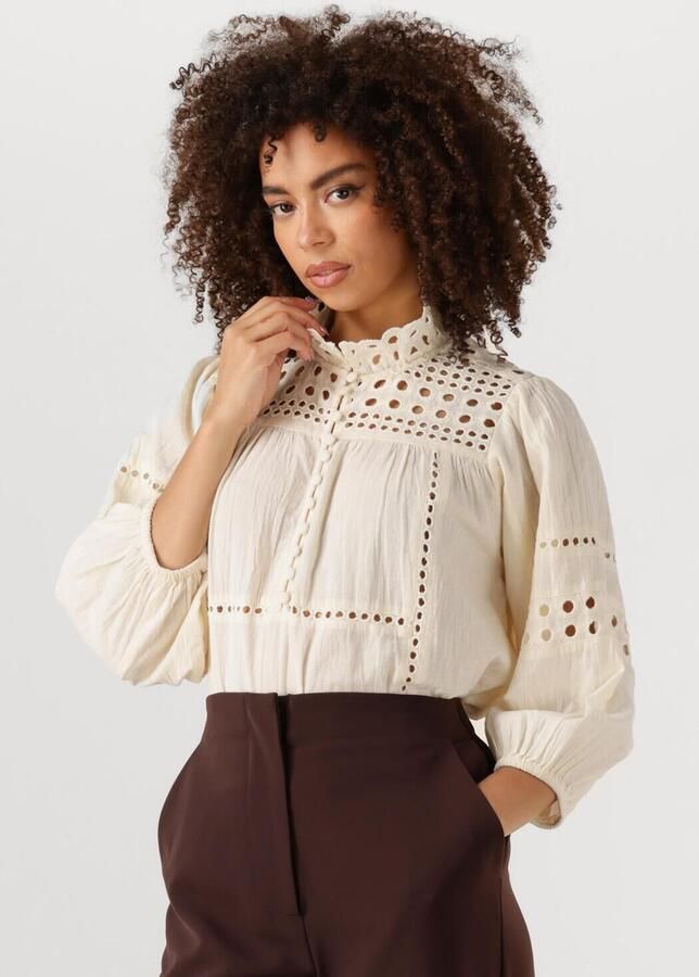 SECOND FEMALE Dames Blouses Brunie Blouse Ecru - Foto 4