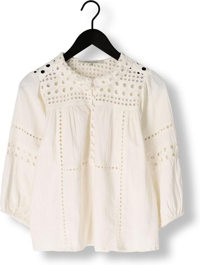 SECOND FEMALE Dames Blouses Brunie Blouse Ecru