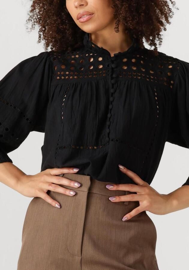 SECOND FEMALE Dames Blouses Brunie Blouse Zwart