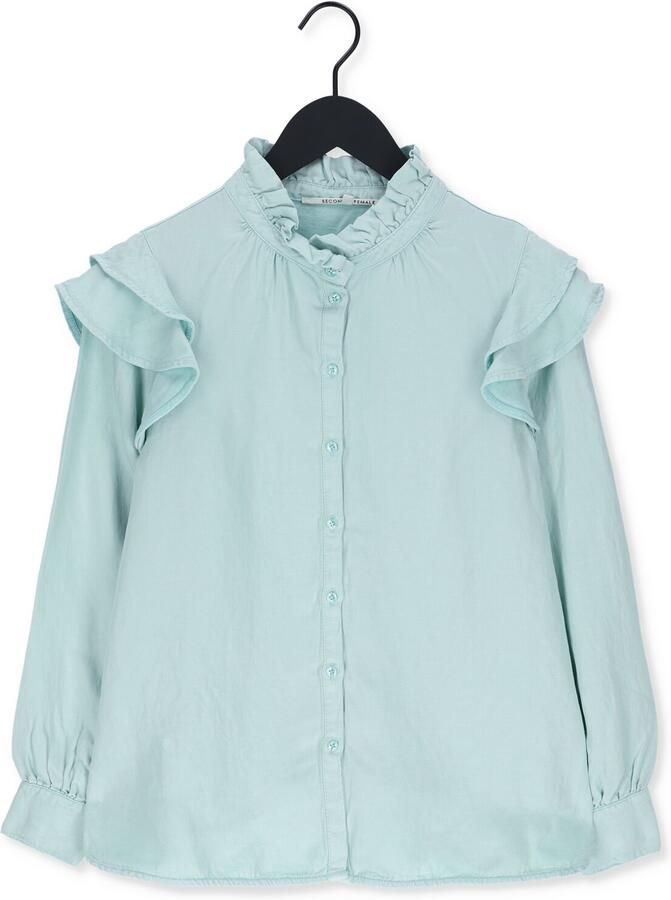 SECOND FEMALE Dames Blouses Capsella Shirt Groen