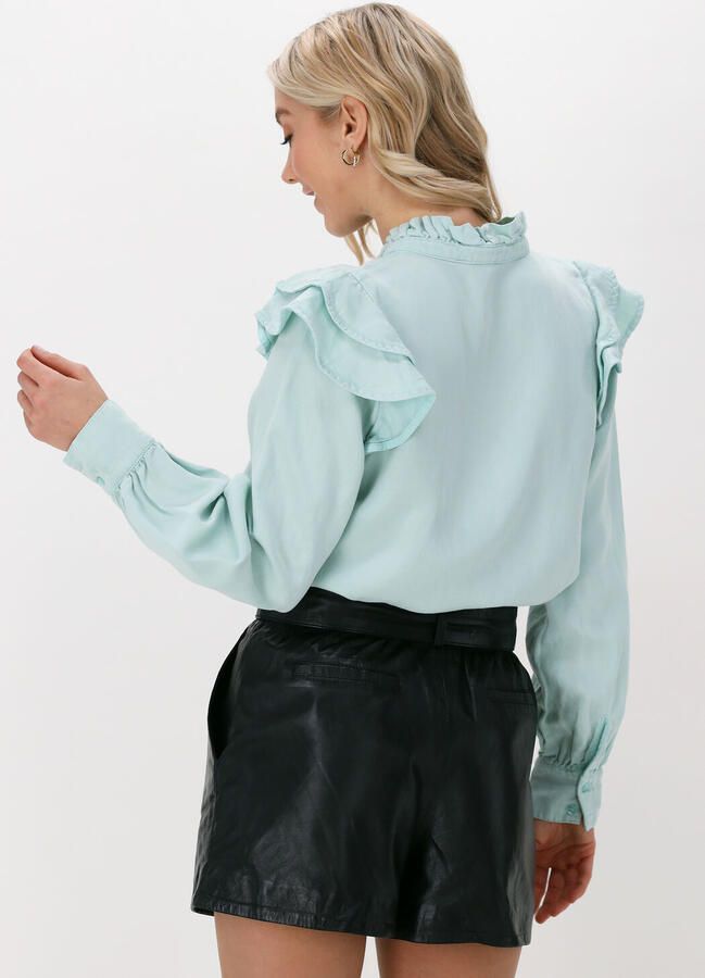 SECOND FEMALE Dames Blouses Capsella Shirt Groen - Foto 2