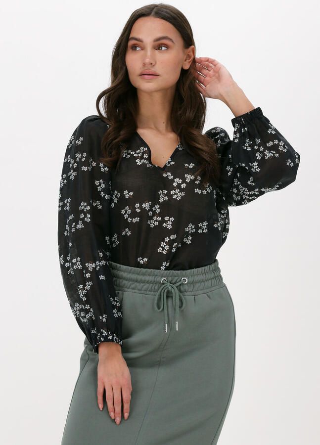 SECOND FEMALE Dames Blouses Davida New Blouse Zwart - Foto 4