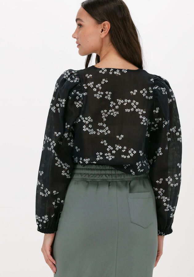 SECOND FEMALE Dames Blouses Davida New Blouse Zwart - Foto 2