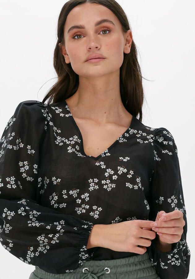 SECOND FEMALE Dames Blouses Davida New Blouse Zwart - Foto 3
