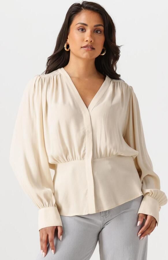 SECOND FEMALE Dames Blouses Elvas Shirt Beige - Foto 4