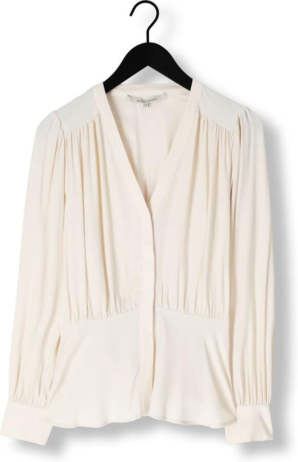 SECOND FEMALE Dames Blouses Elvas Shirt Beige - Foto 2