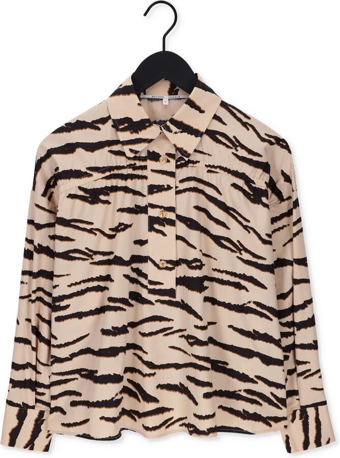 SECOND FEMALE Dames Blouses Florin Blouse Beige