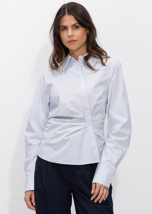 SECOND FEMALE Dames Blouses Hill Shirt Lichtblauw