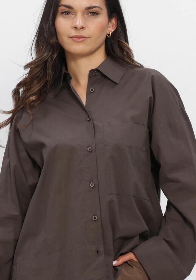 SECOND FEMALE Dames Blouses Lanna Shirt Bruin - Foto 4