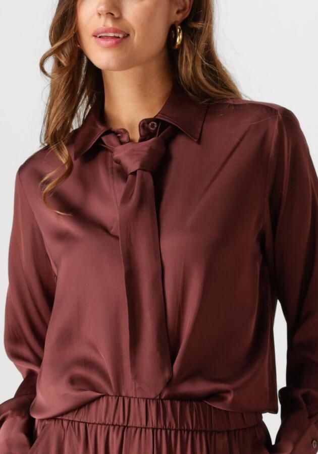 SECOND FEMALE Dames Blouses Livo Classic Shirt Bruin - Foto 2