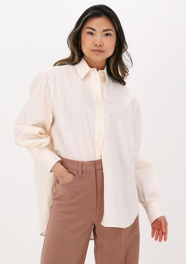 SECOND FEMALE Dames Blouses Matis Solid Shirt Beige - Foto 4