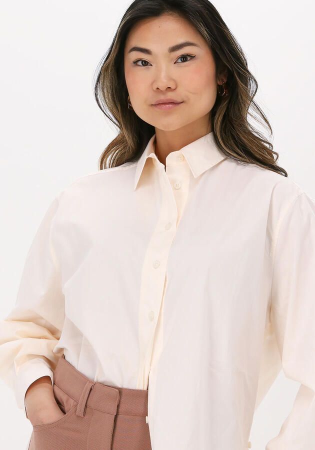 SECOND FEMALE Dames Blouses Matis Solid Shirt Beige - Foto 3