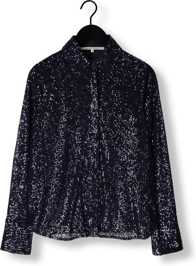 SECOND FEMALE Dames Blouses Moonshine Blouse Blauw