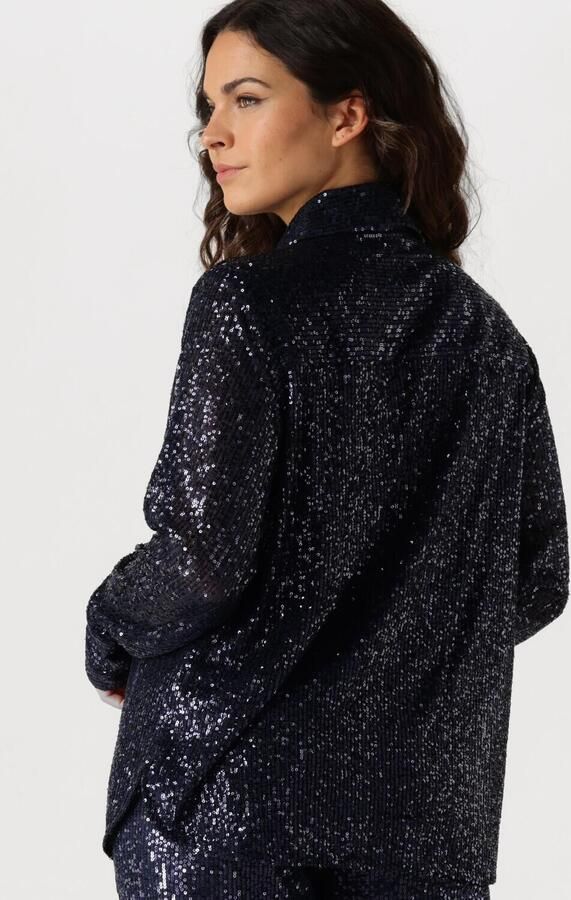 SECOND FEMALE Dames Blouses Moonshine Blouse Blauw - Foto 3