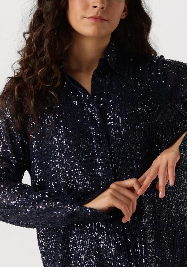 SECOND FEMALE Dames Blouses Moonshine Blouse Blauw - Foto 2