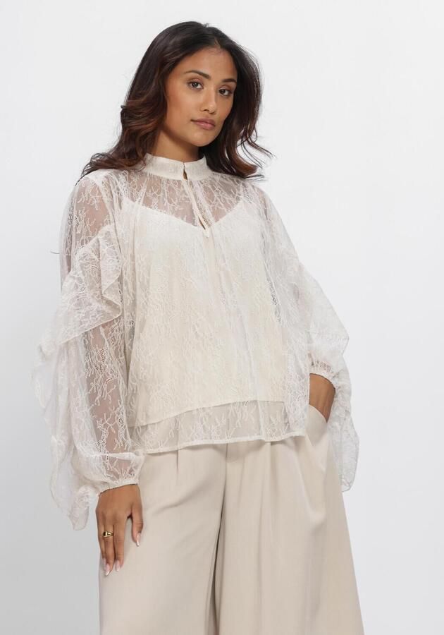 SECOND FEMALE Dames Blouses Sybell Lace Blouse Ecru