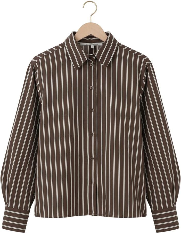 SECOND FEMALE Dames Blouses Syracuse New Shirt Bruin - Foto 2