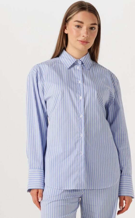 SECOND FEMALE Dames Blouses Tenby Ajustable Shirt Blauw - Foto 4