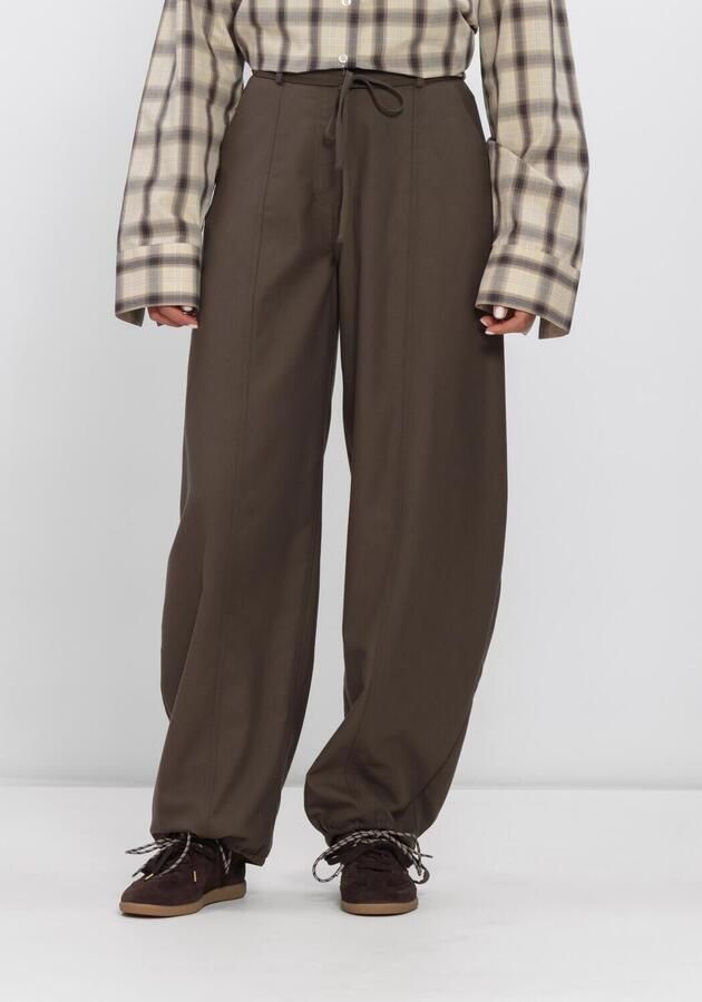 SECOND FEMALE Dames Broeken Blink New Cargo Trousers Bruin