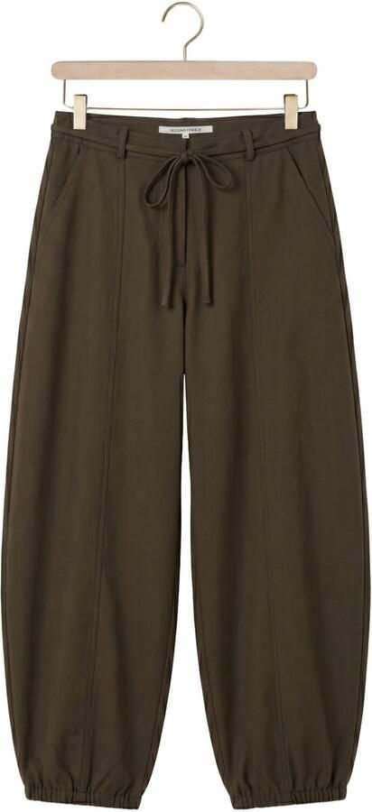 SECOND FEMALE Dames Broeken Blink New Cargo Trousers Bruin - Foto 4