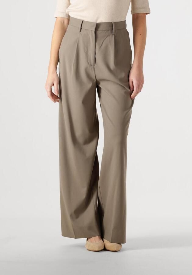 Second Female Beige Carlane Broeken Dames Broeken Second Dames Brown Dames - Foto 4