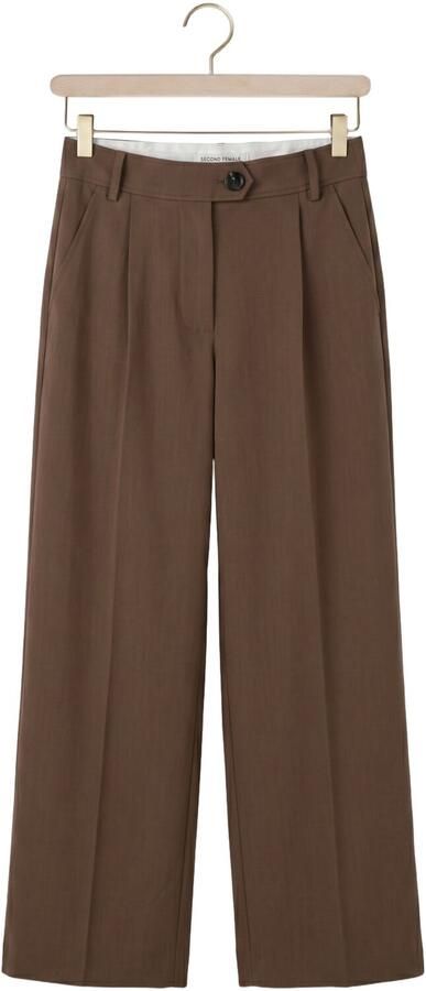 SECOND FEMALE Dames Broeken Clarsie Trousers Bruin - Foto 4