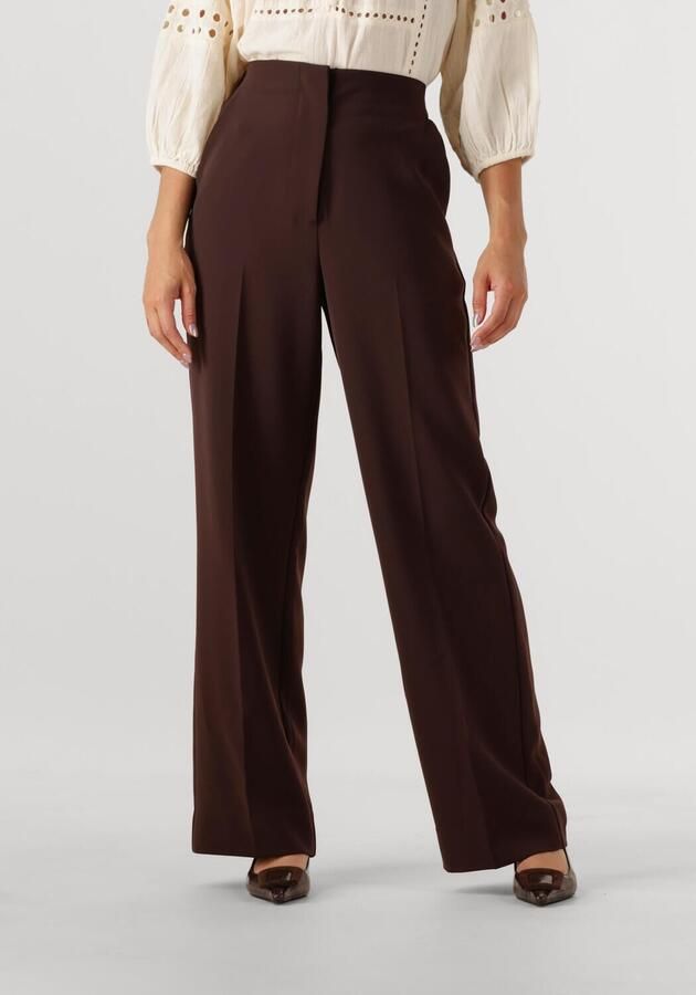 SECOND FEMALE Dames Broeken Fique Classic Trousers Bruin