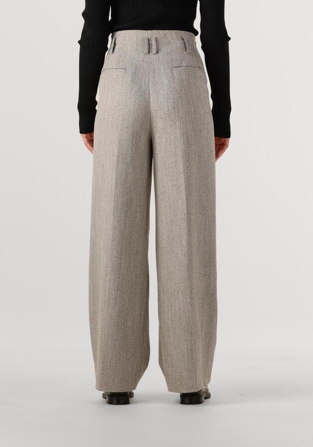 SECOND FEMALE Dames Broeken Jun Trousers Lichtgrijs
