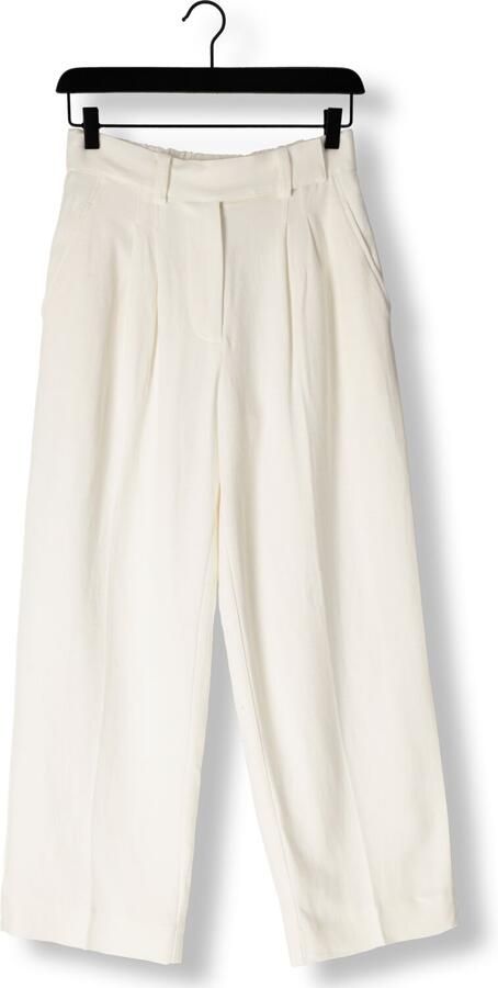 SECOND FEMALE Dames Broeken Lino Troussers Wit - Foto 3