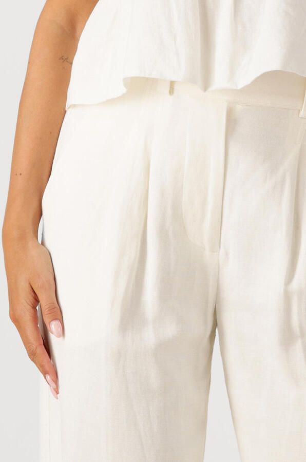 SECOND FEMALE Dames Broeken Lino Troussers Wit - Foto 2